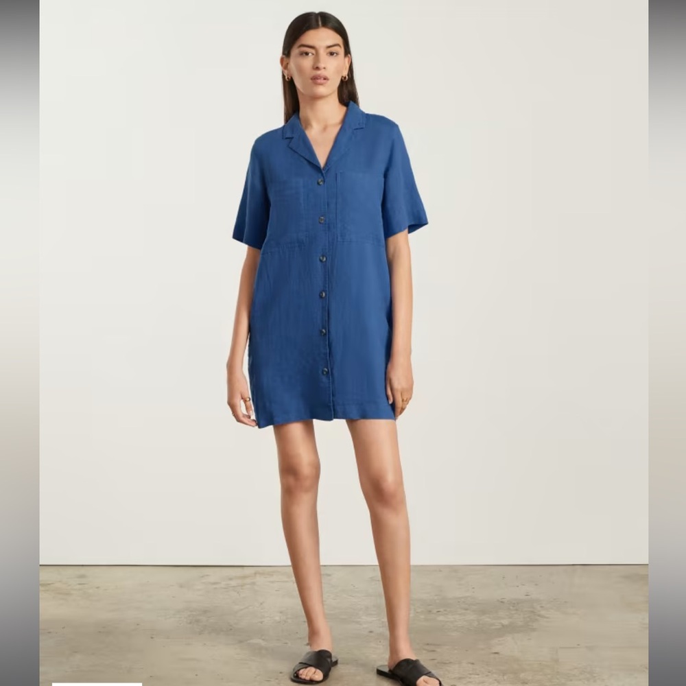 Everlane - Linen Workwear Dress